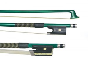 Green violin bow