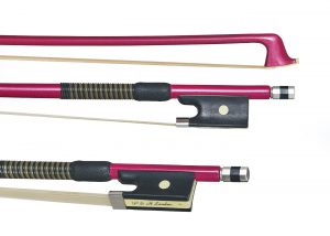 Pink violin bow