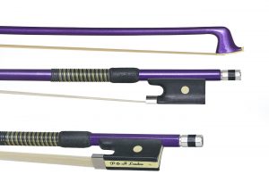 Purple violin bow